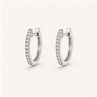 Orecchini Donna in Oro bianco Zircone Vidali Gioielli OROR-11-34